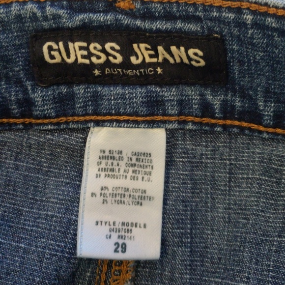 Guess Jean's Size 29 Stretch Flare Leg Pants - Picture 4 of 4